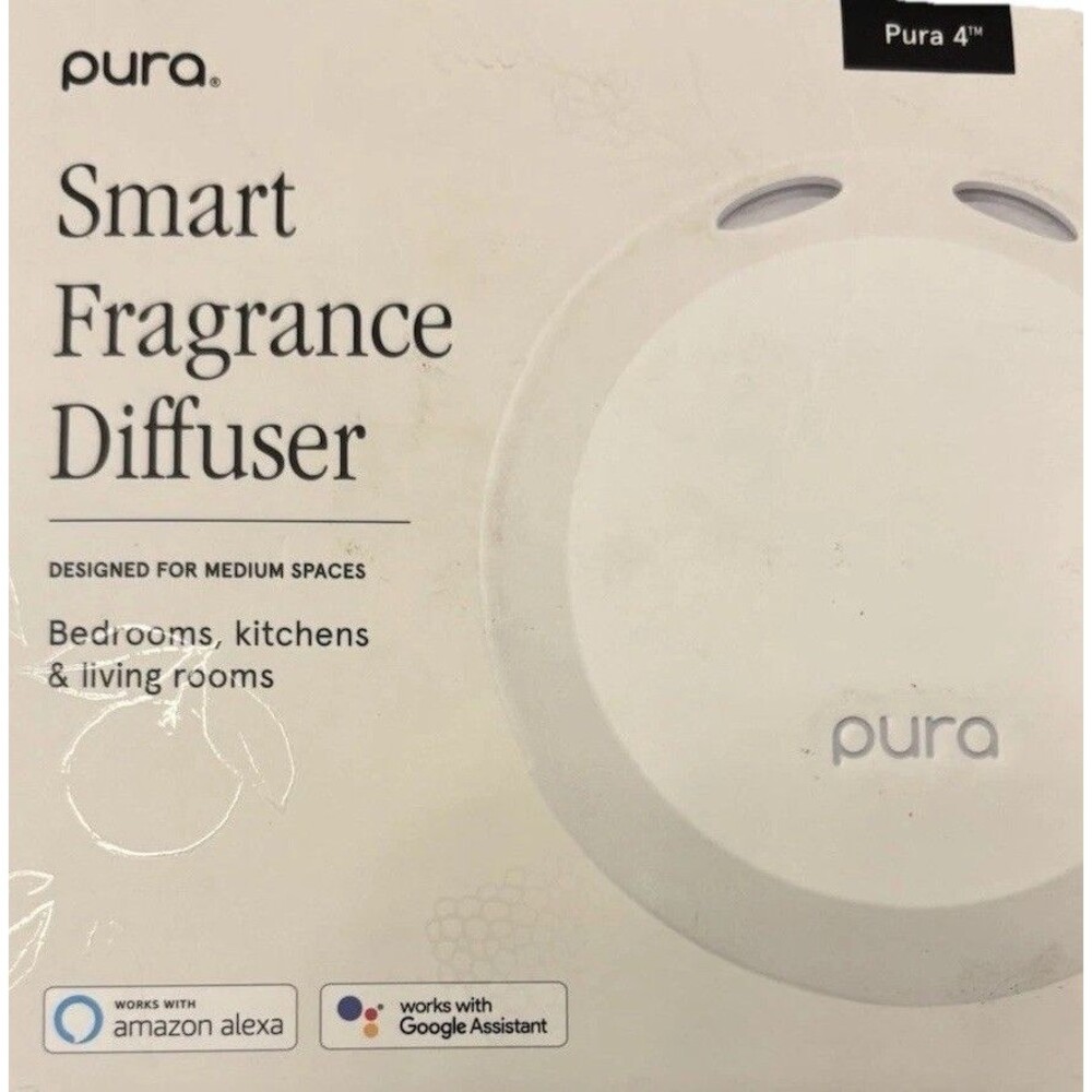 PURA Smart Fragrance Diffuser Pura 4 Electric Atomizer White Wall PlugIn